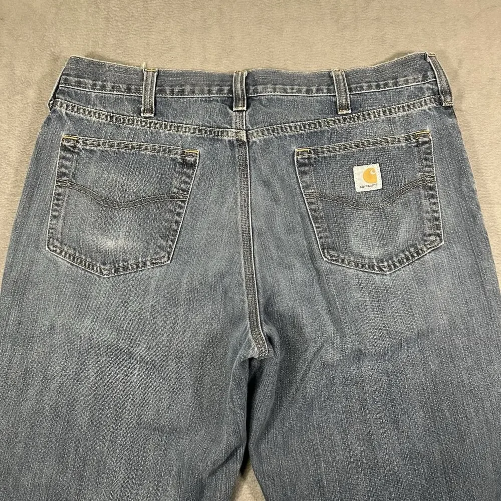 Carhartt Jeans Mens 38x32 Relaxed Fit Blue Denim 101483-968